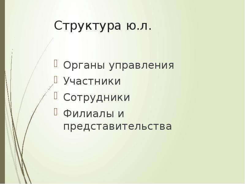 Состав ю. Презентация ГП.