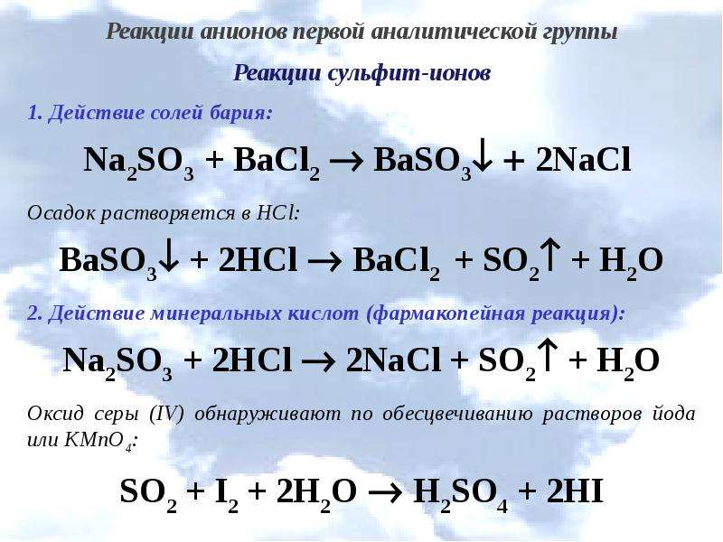 Предложите план распознавания растворов сульфата хлорида и иодида натрия