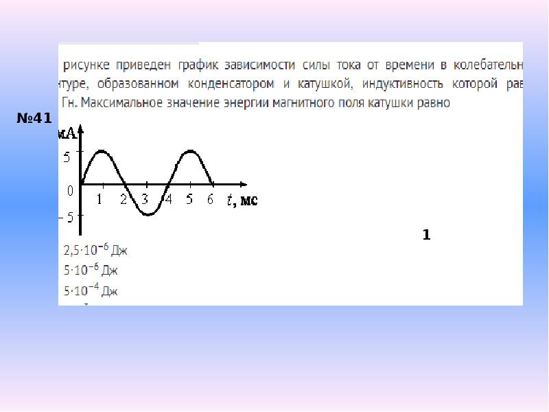 На рисунке показан график зависимости силы тока