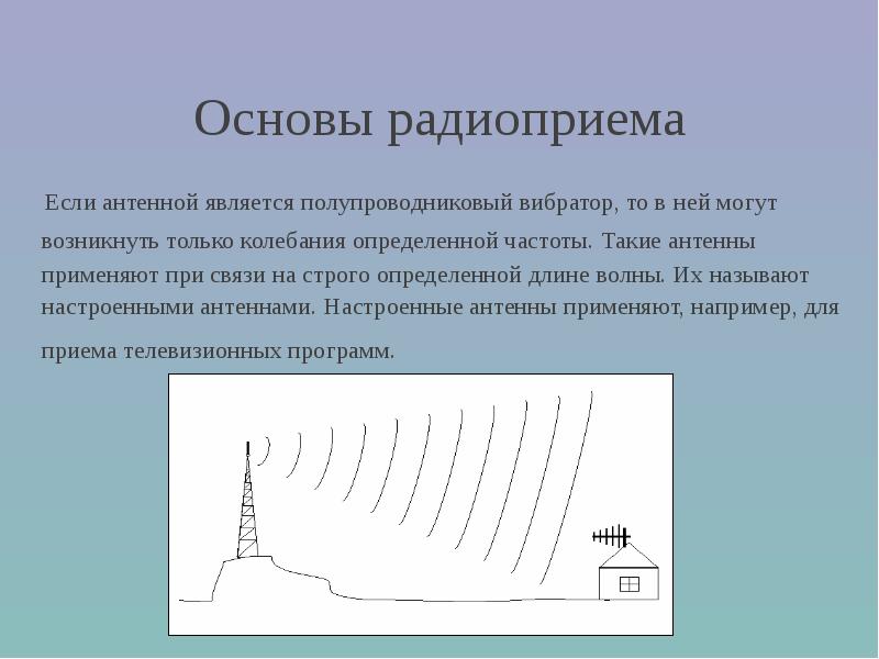 При помощи радиоволн можно передавать также и движущееся изображение