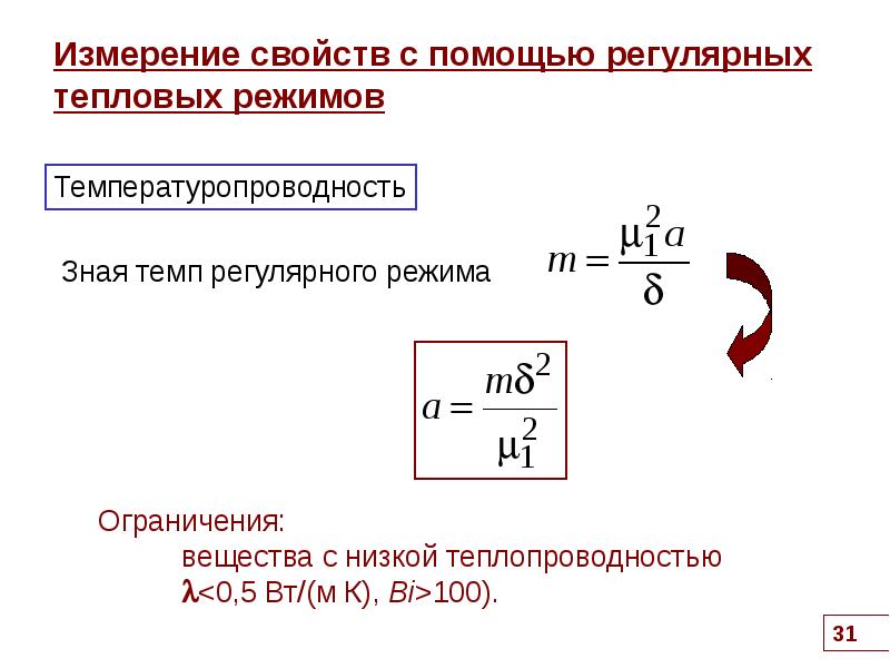 Свойства измерений