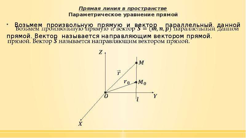 Направляющим называется. Вектор параллельный прямой. Прямая линия в пространстве параметрические уравнения прямой. Векторно параметрическое уравнение прямой. Произвольная прямая линия.