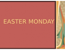 Easter monday
