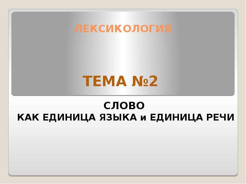 Текст как единица речи. Слово как единица речи. Единица языка, законченная мысль..