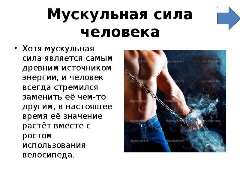 Источники энергии для человека