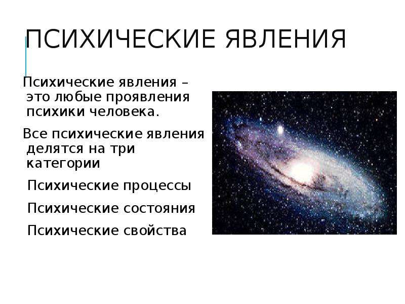 Психические явления это