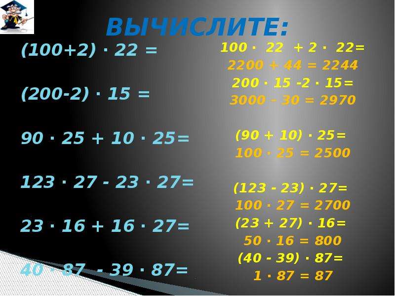 Вычислите 100 4 4