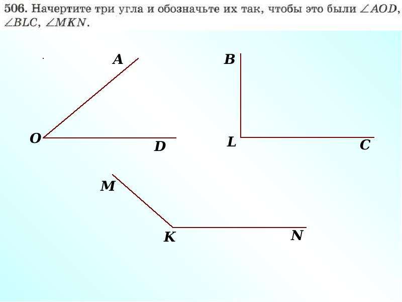 Как нарисовать развернутый угол