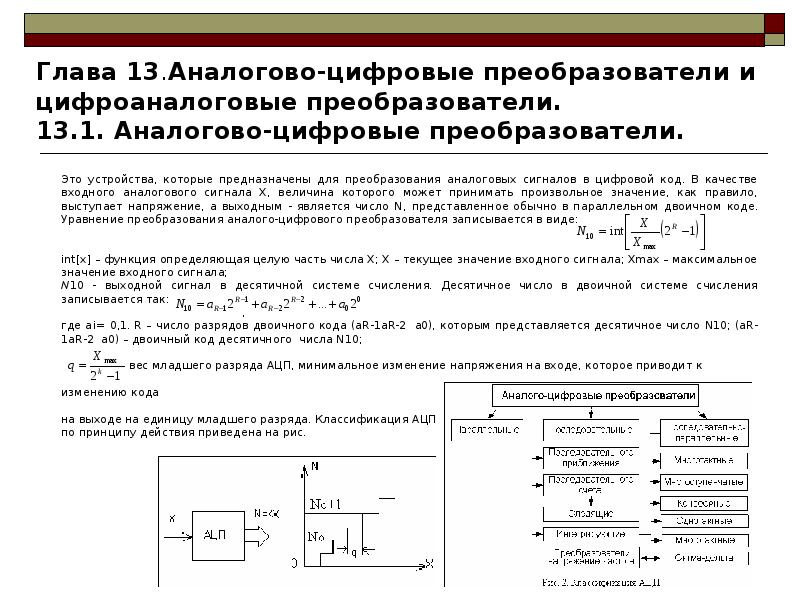 Цифро аналоговые преобразователи презентация