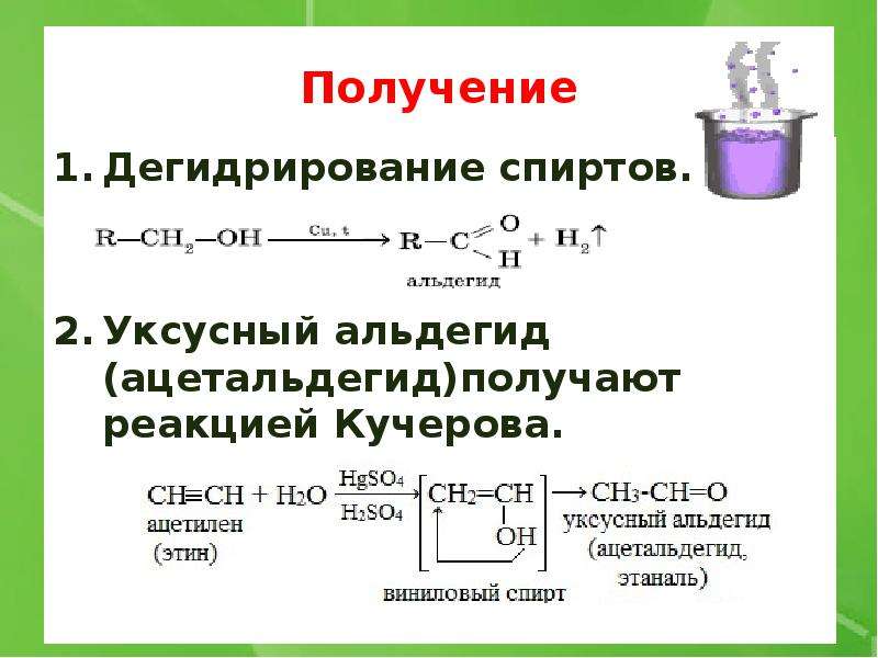 Спирты и альдегиды презентация