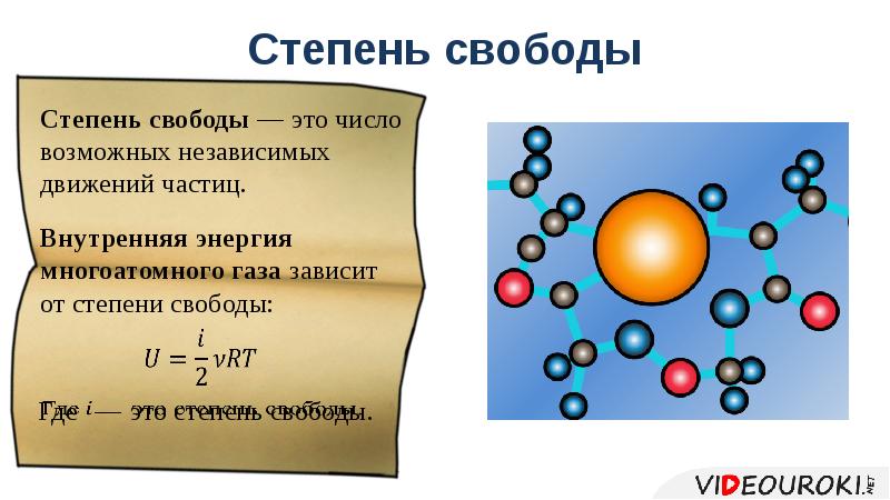 Внутренняя энергия работа в термодинамике 10 класс презентация