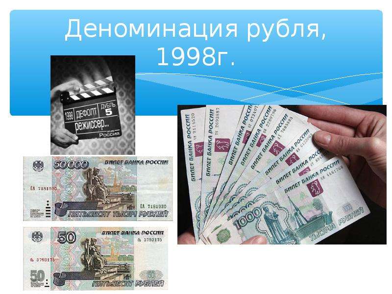 Деноминация это. Деноминация рубля. Деноминация 1998. Деньги 1998г. Деноминация российского рубля.