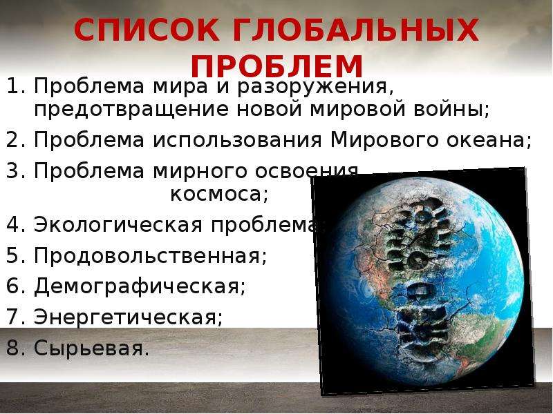 Сырьевая демографическая энергетическая