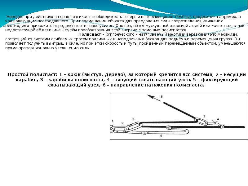 Для перемещения объекта необходимо. Сила сопротивления движению. Сила сопротивления подъему. Задачи на полиспаст.