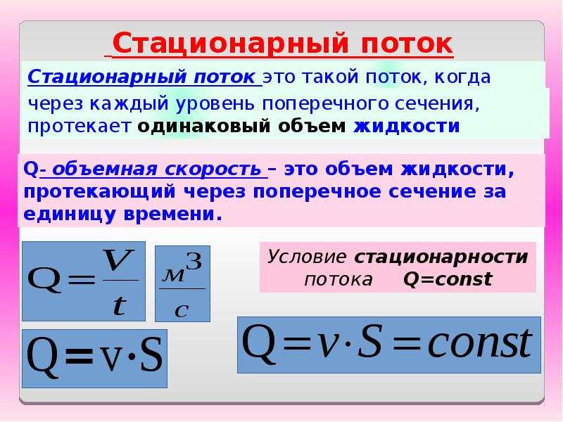 Скорость потока жидкости. Объемная скорость течения жидкости. Объемная скорость потока. Стационарный поток жидкости. Объёмная скорость потока реагентов.