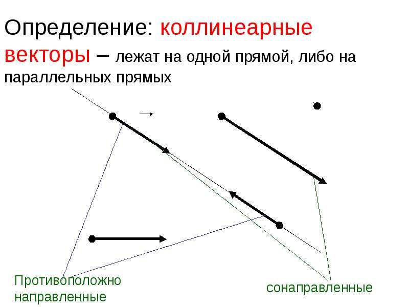 8 коллинеарные векторы