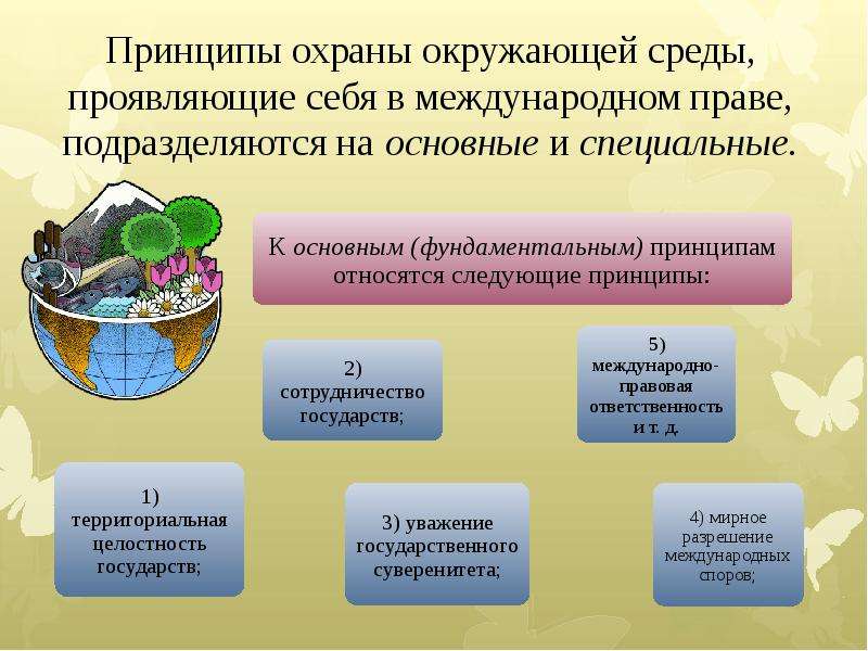 Три принципа охраны природы