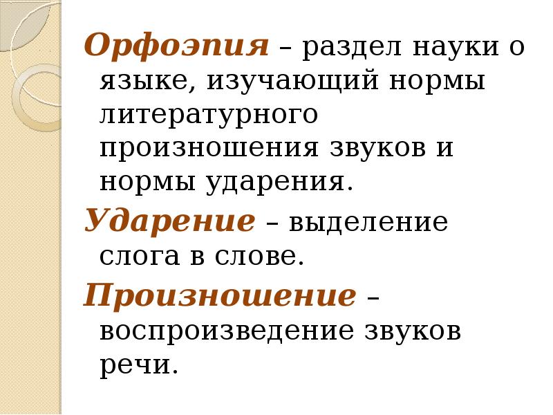 Орфоэпия 6 класс презентация