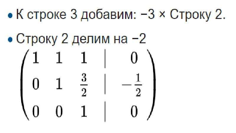 Блок схема метод жордана гаусса