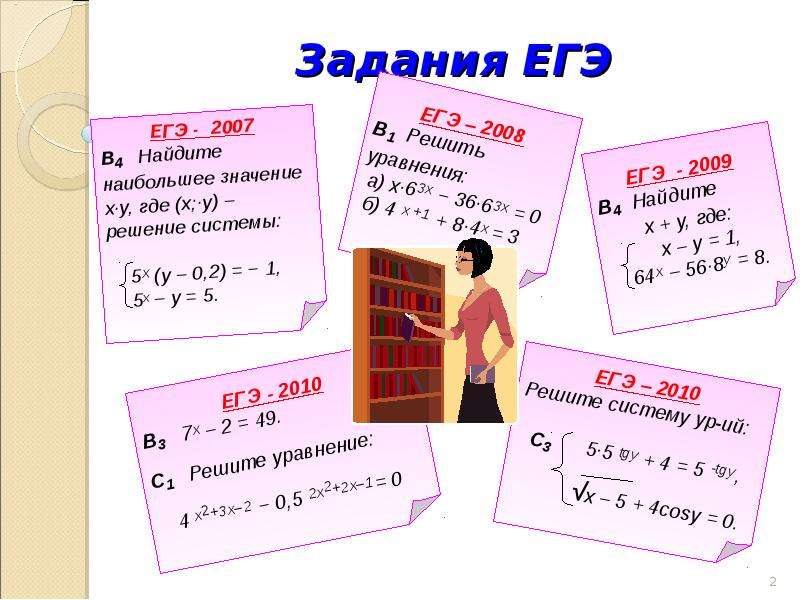 Показательные уравнения ЕГЭ. Уравнения ЕГЭ база.