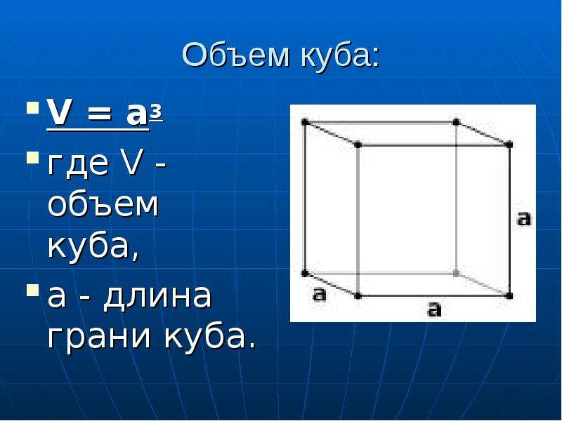 Объем 5 класс математика презентация