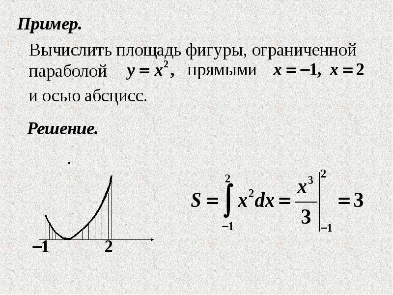 Приложения определенного интеграла презентация