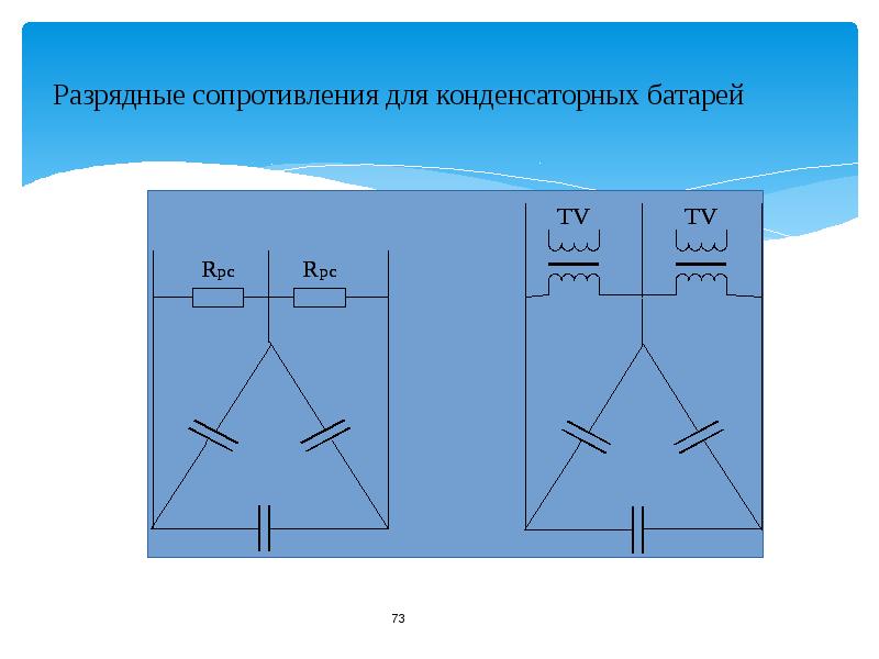 Батарея конденсаторов в сетях