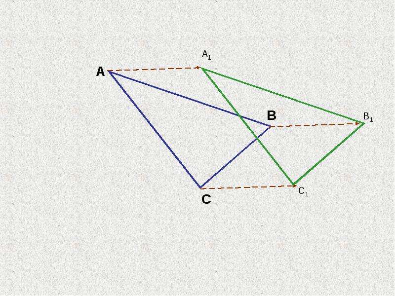 Параллельный перенос на вектор bd. Параллельный перенос. Параллельный перенос треугольника. Параллельный перенос геометрия. Параллельный перенос на вектор.