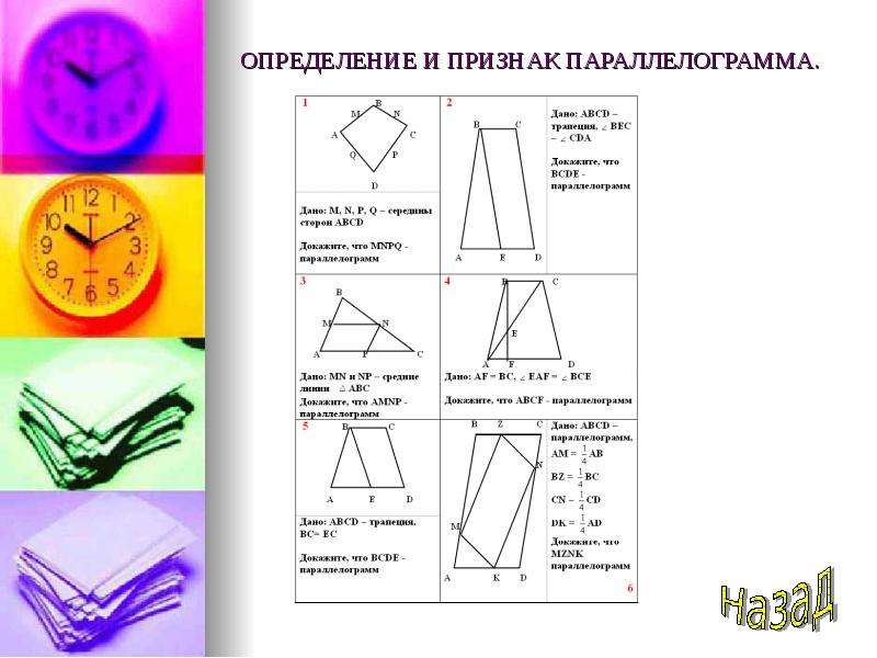 Упражнения по планиметрии на готовых чертежах