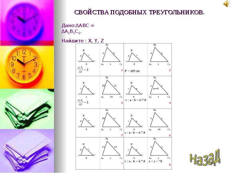 Упражнения по планиметрии на готовых чертежах