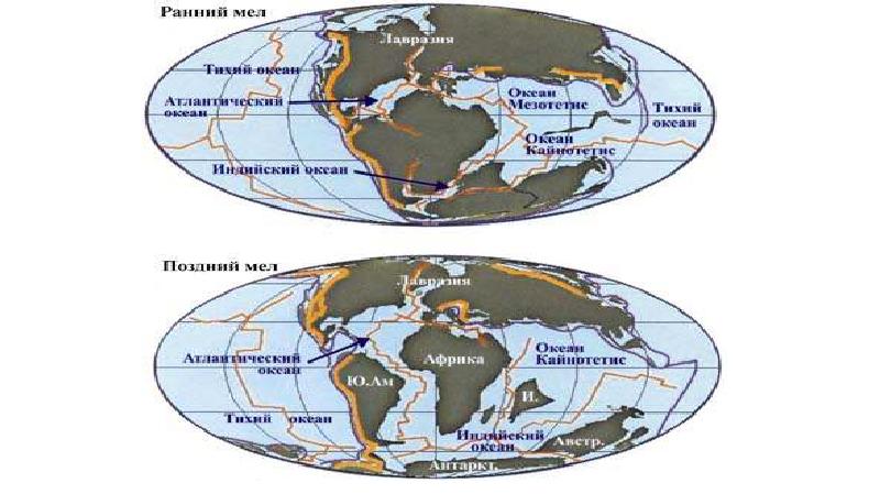 Мезозойская история развития Земли, слайд 20