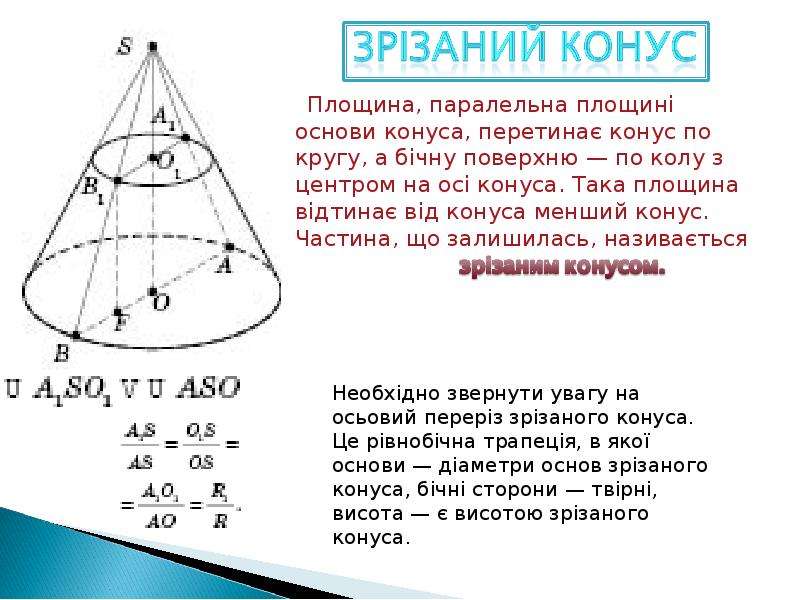 Усеченный конус программа. Тіла обертання. Приклади тіл обертання.