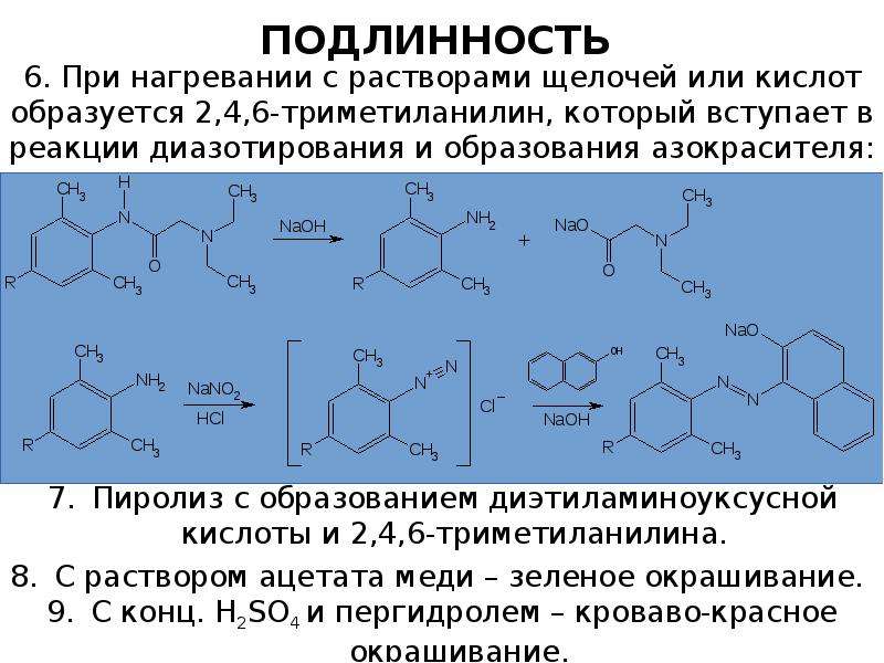 Папаверин реакция