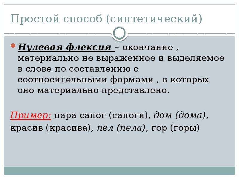 Выражен окончание. Нулевая флексия. Слова с материально выраженным окончанием примеры. Нулевое и материально выраженное окончание. Материало выраженное и нулевое окончание.