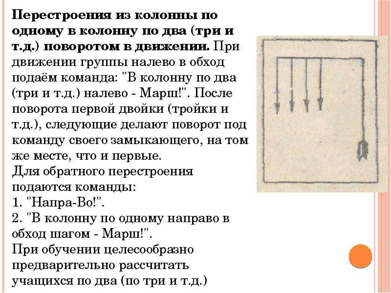 План конспект повороты на месте