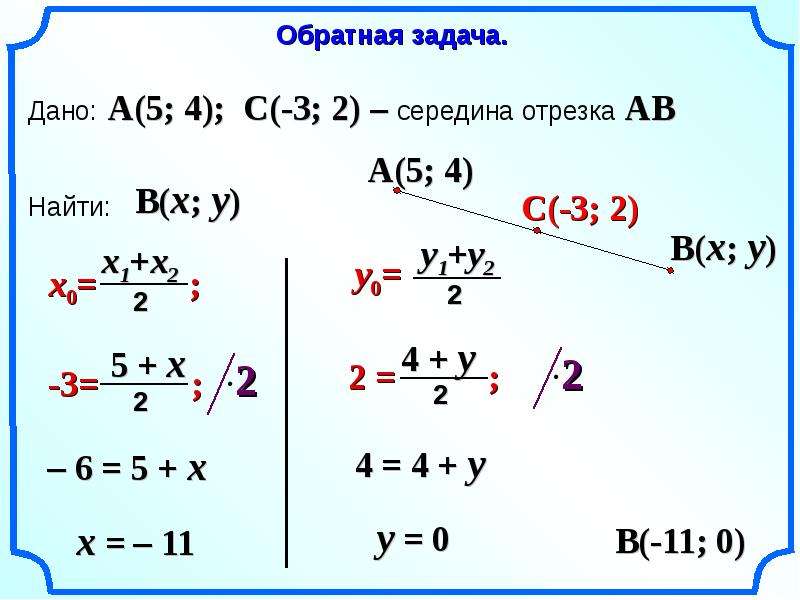 Презентация простейшие задачи в координатах 11 класс презентация