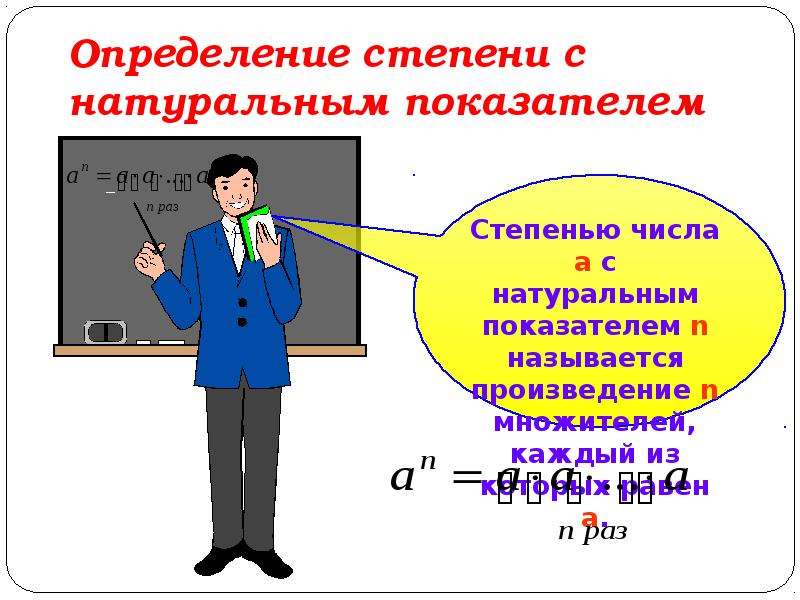 Работа определение 7 класс. Конспект по теме степень числа. Презентация по степени. Степень участия это определение.