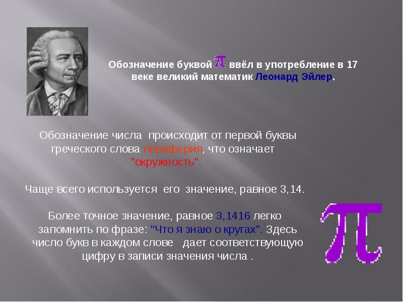 Буква ввел. Длина окружности какая буква. Великие математики на букву л. Какой буквой обозначается площадь круга. Кто ввел буквы в математику.