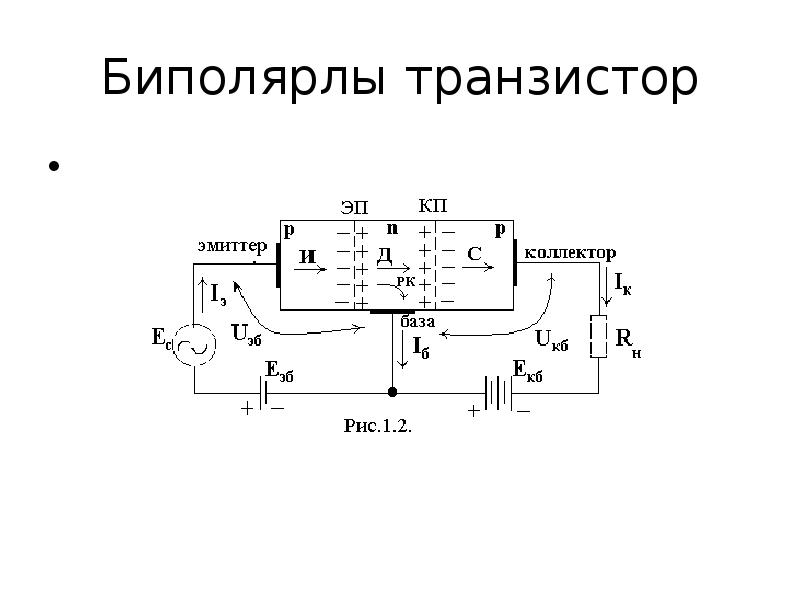 Презентация к уроку транзистор