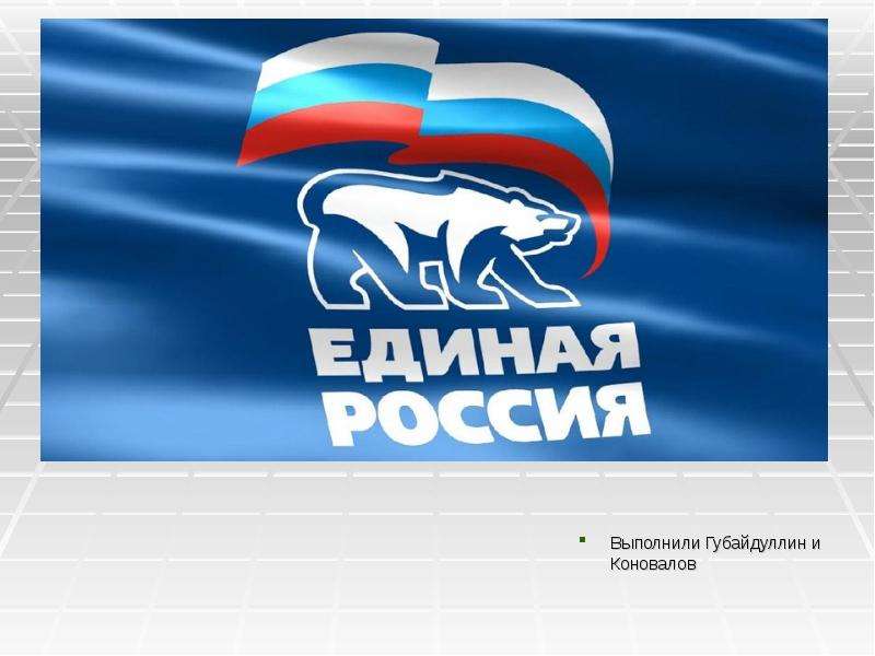 Реферат: Рекламная деятельность партии Единая Россия
