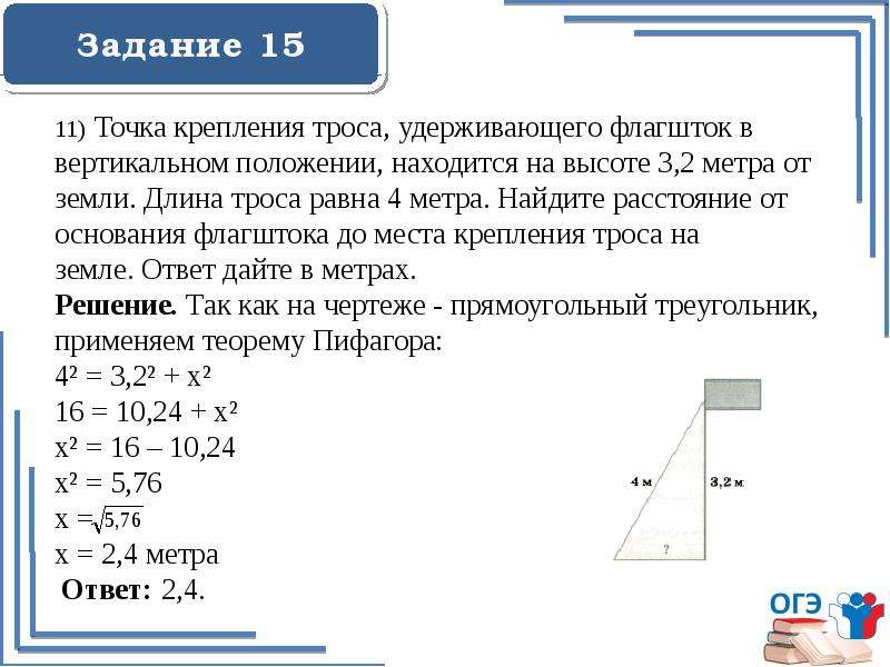 Задание 15 огэ презентация