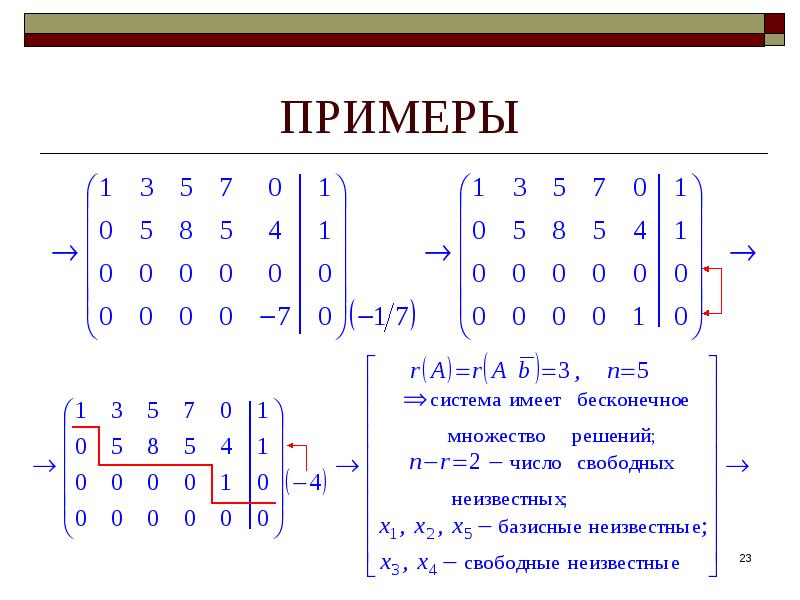 Однородные системы линейных алгебраических уравнений