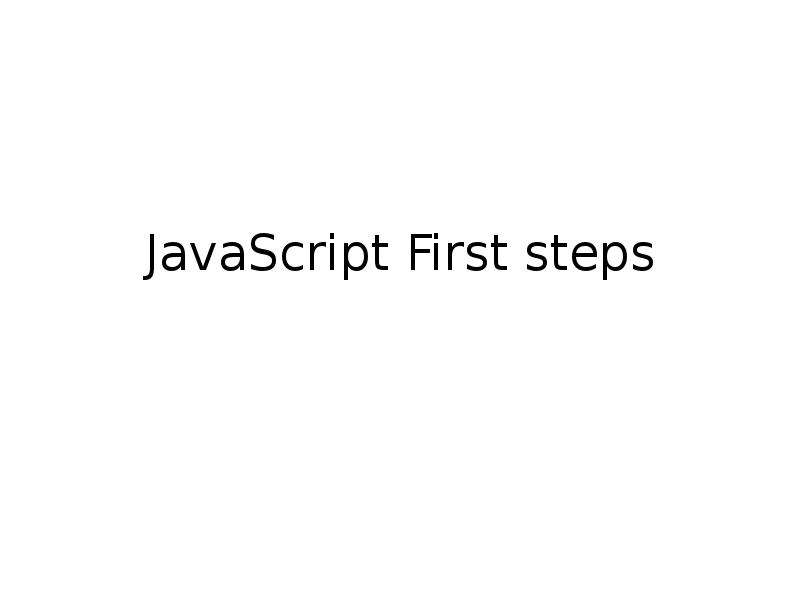 I 1 javascript