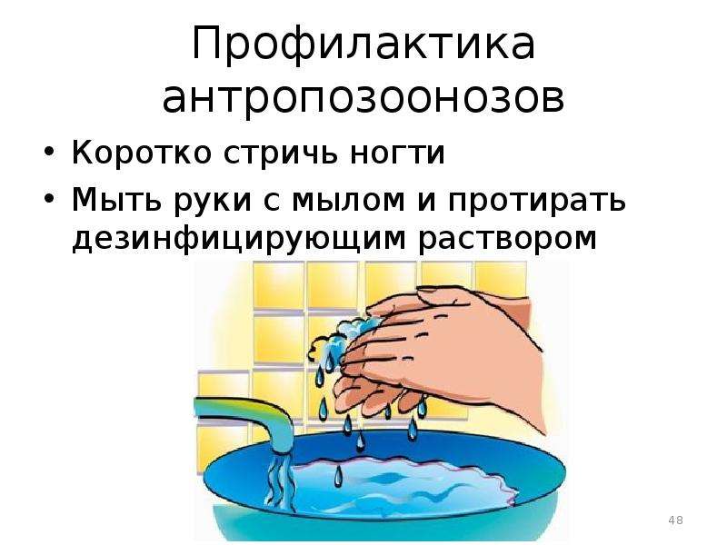 Температура при мытье рук должна быть
