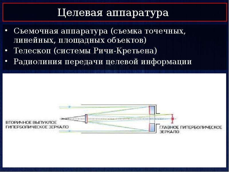 Телескоп ричи кретьена схема