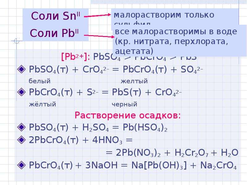 Pb hci. Pbcro4 NAOH. Растворимые соли олова. PB 2+. Соли свинца 2.