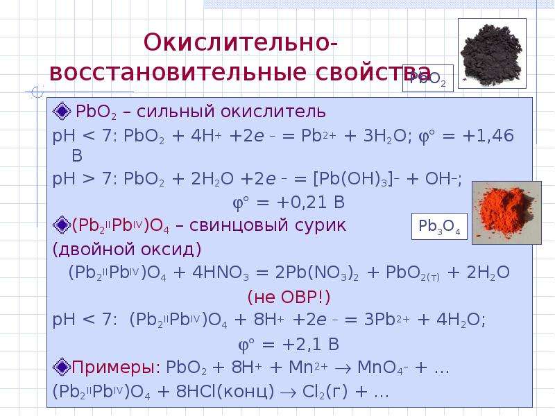 Дана схема окислительно восстановительной реакции