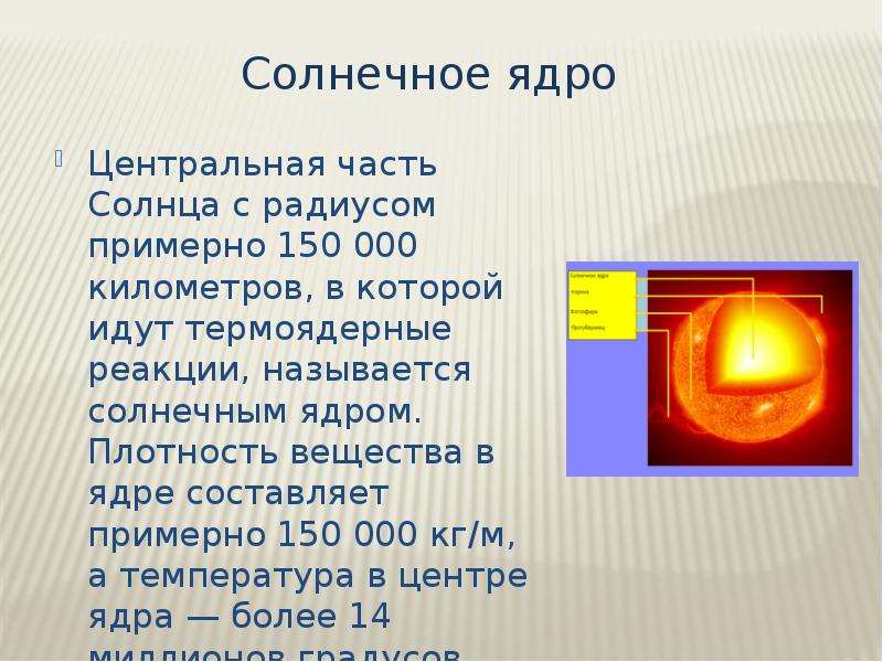 Температура поверхности солнца. Центральная часть солнца. Температура ядра солнца. Солнечное ядро Центральная часть солнца. Радиус ядра солнца.