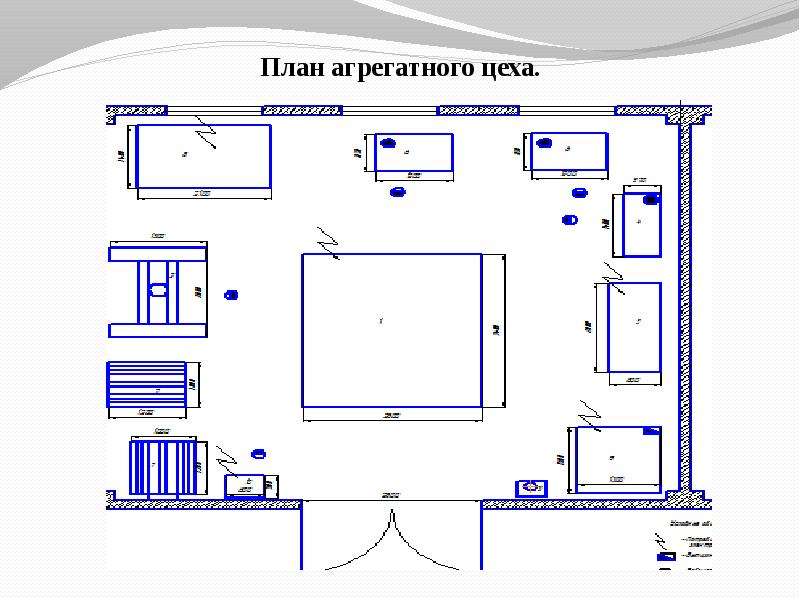 Схема агрегатного цеха