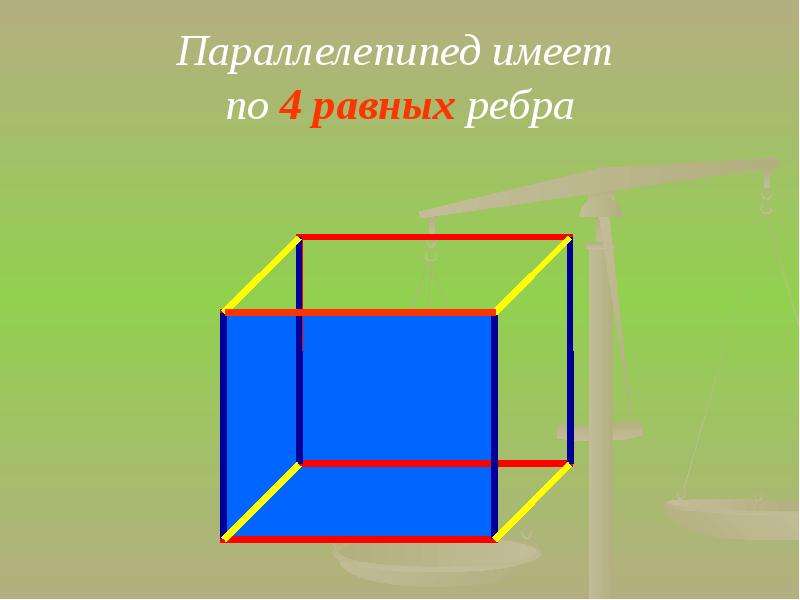 Прямоугольный параллелепипед 10 класс